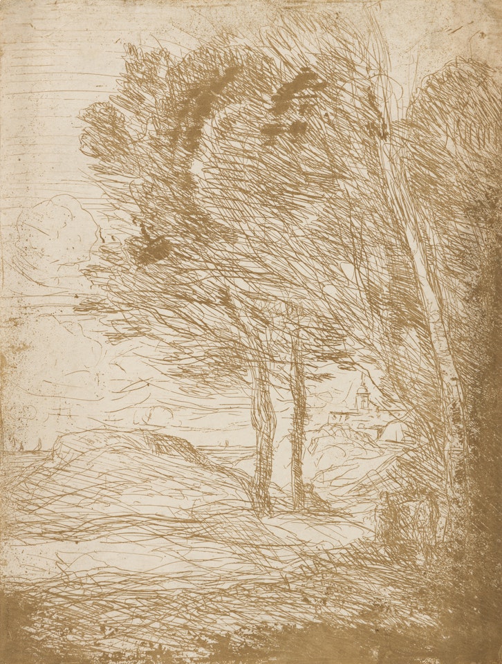 Environs de Gênes by Jean Baptiste Camille Corot