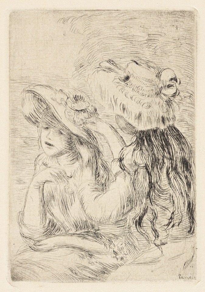 Le Chapeau Épinglé (1e planche) by Pierre-Auguste Renoir