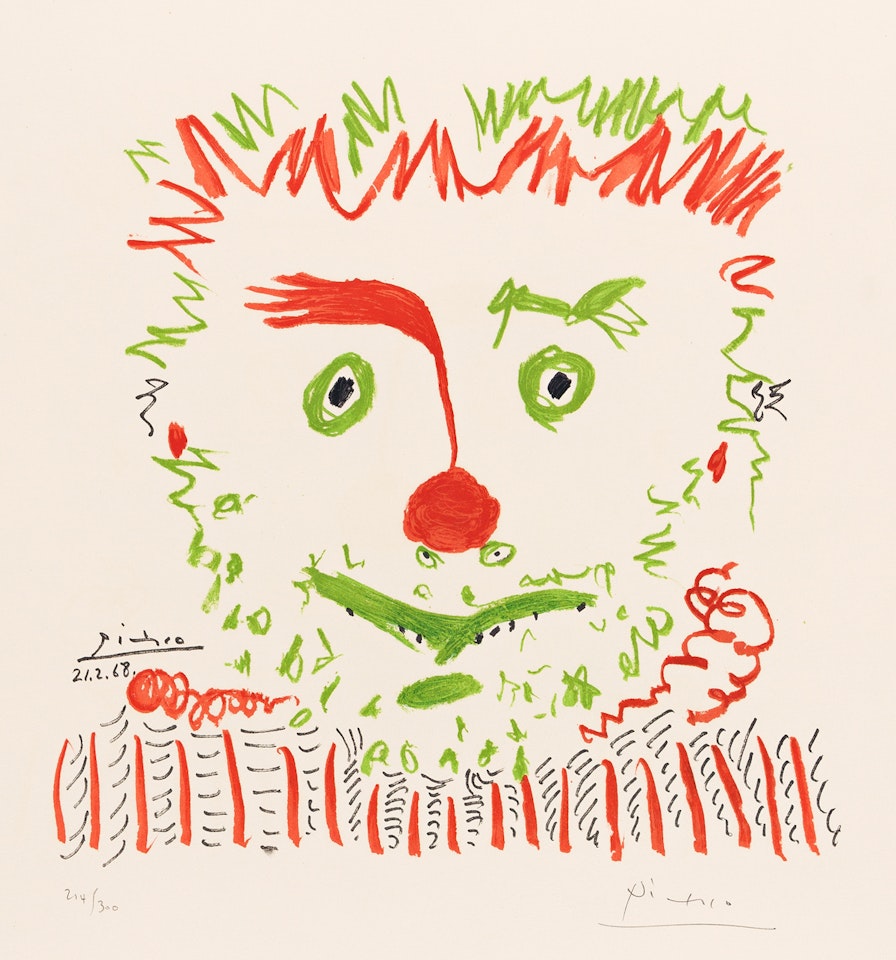 Le Clown by Pablo Picasso