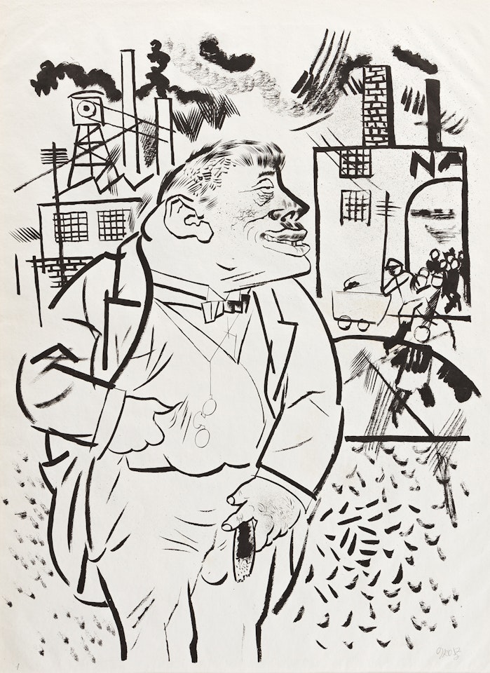 Ich will alles um mich her ausrotten, was mich einschränkt, daß ich nicht Herr bin by George Grosz
