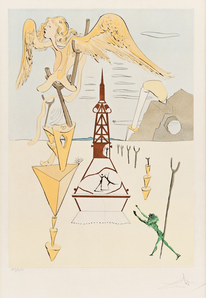 La machine à coudre by Salvador Dali