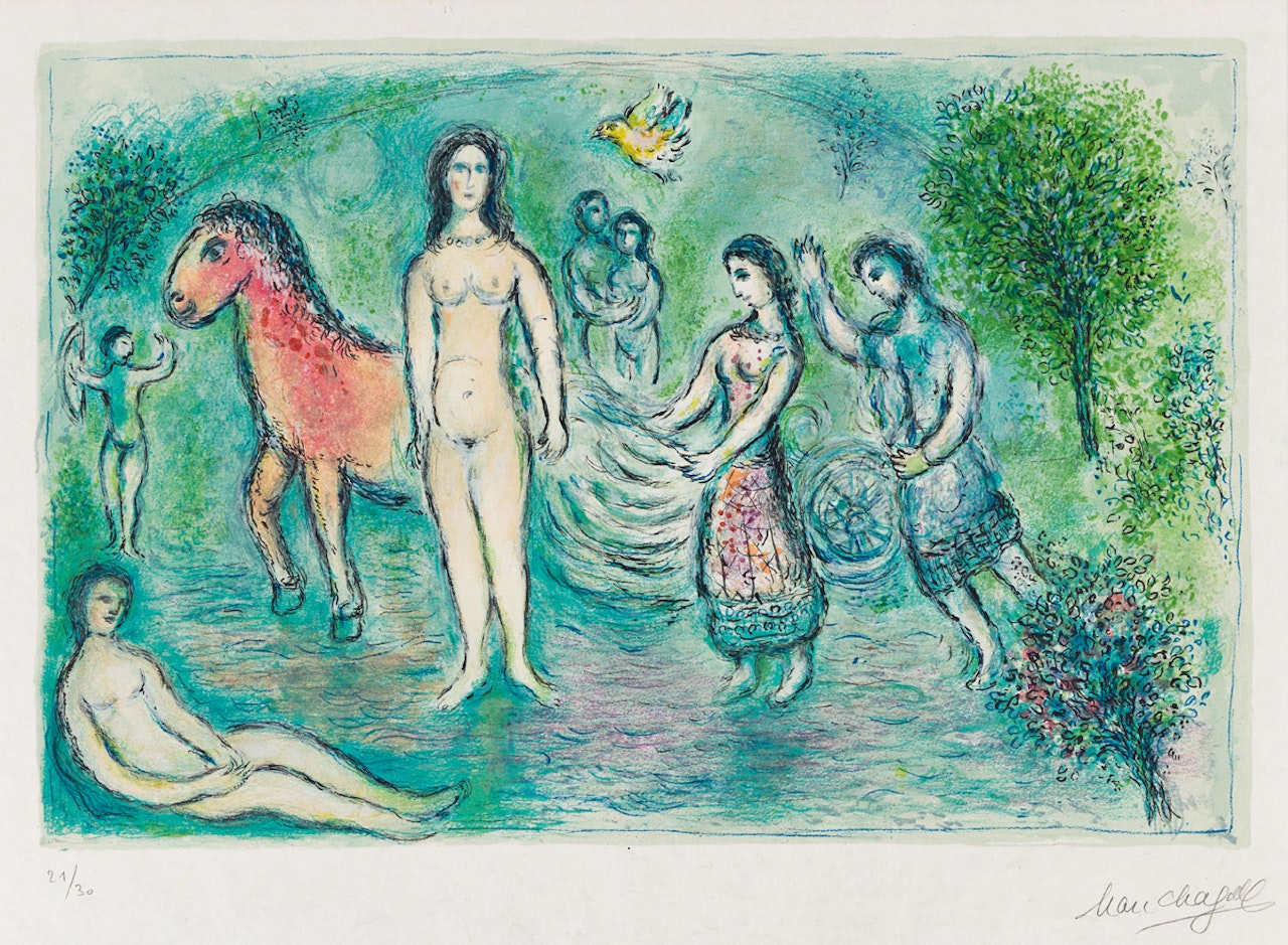 Ulysse Devant Nausicaa by Marc Chagall