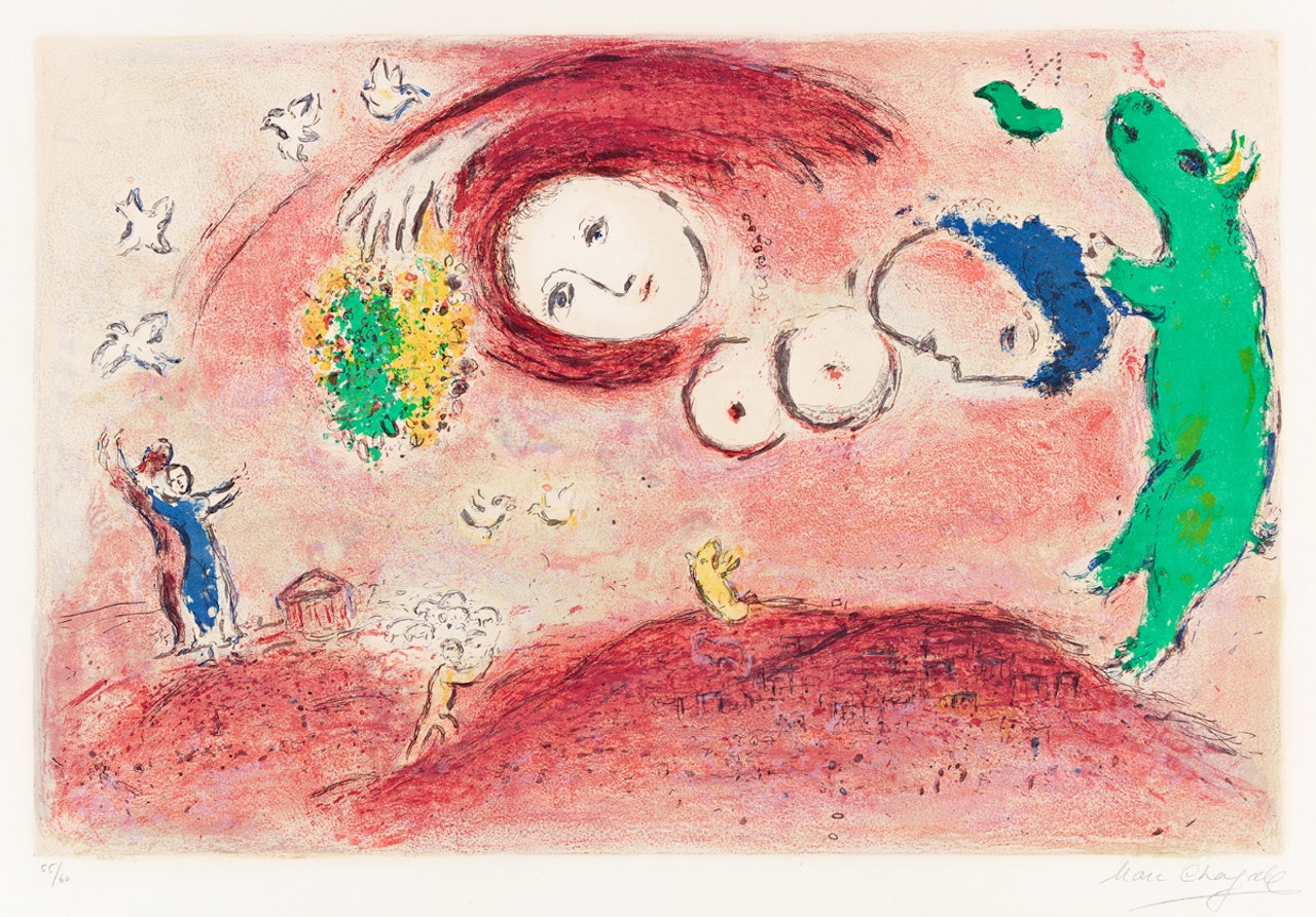 Printemps au Pré by Marc Chagall