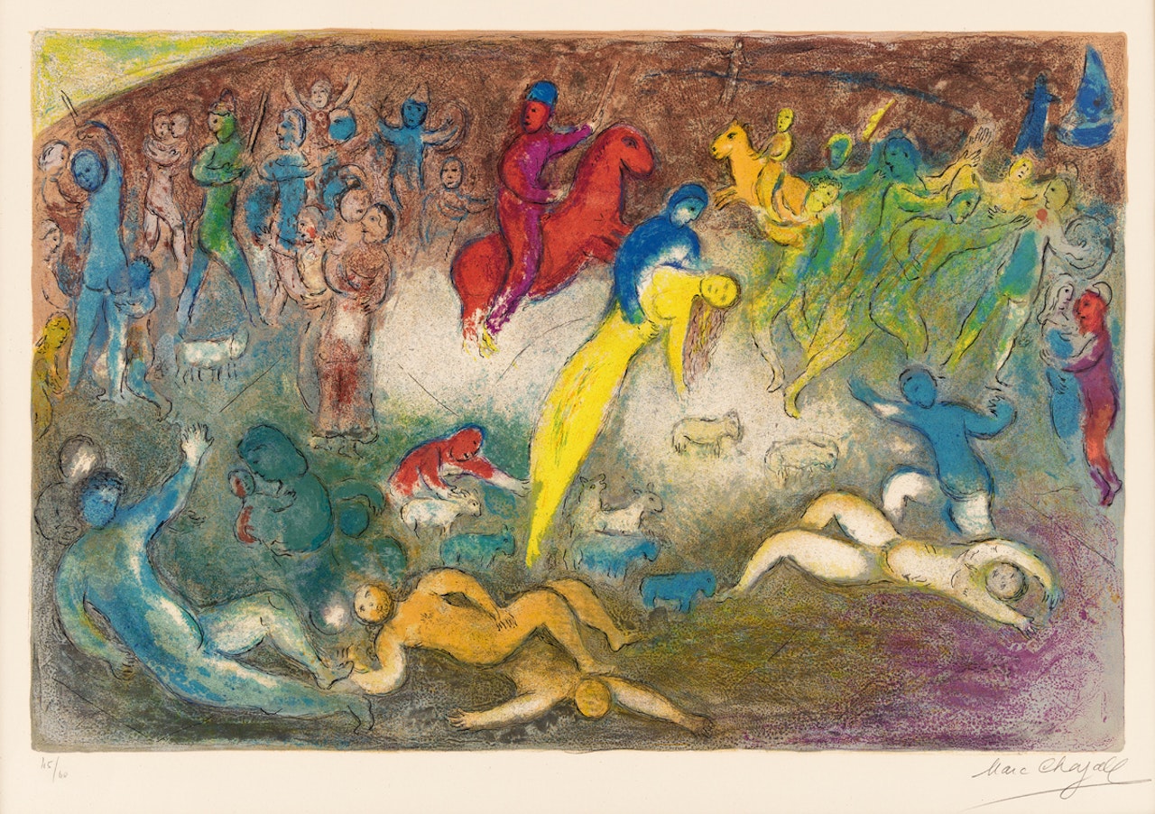 Enlèvement de Chloé by Marc Chagall