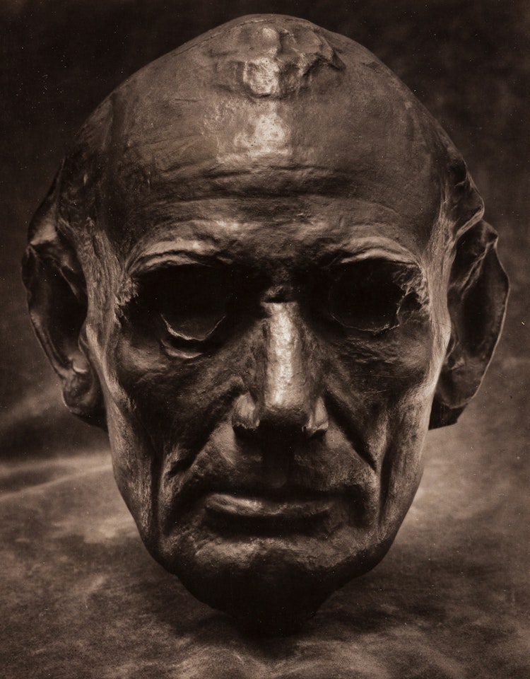 Life Mask of Abraham Lincoln by Edward Steichen
