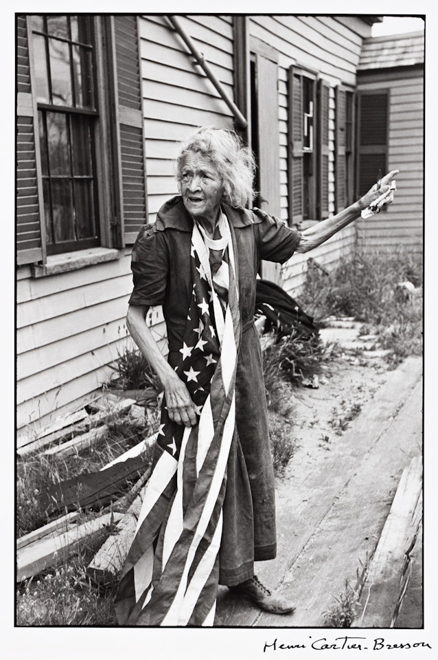 Cape Cod Woman on the Fourth of July, Massachusetts by Henri Cartier-Bresson