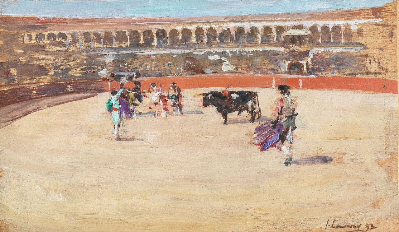 Bull fight by John Lavery