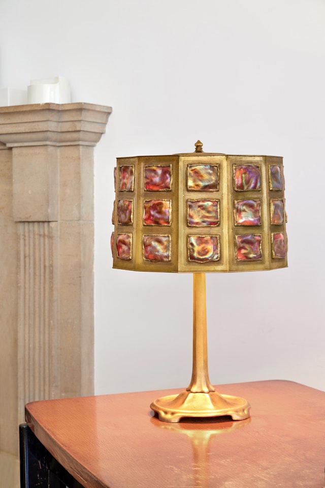 "Turtle-Back" Table Lamp by Tiffany Studios