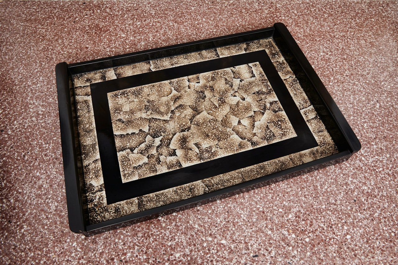 Tray by Jean Dunand