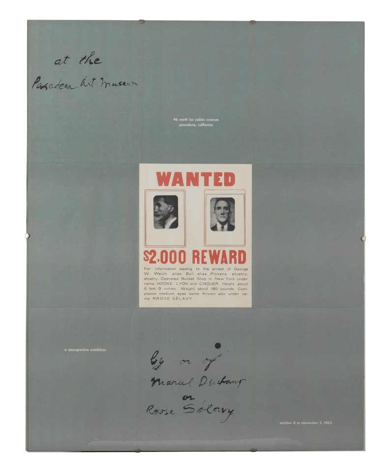 A Poster Within a Poster by Marcel Duchamp
