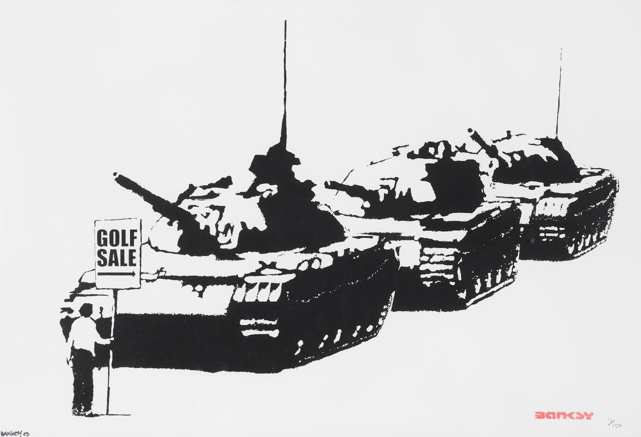 Golf Sale by Banksy