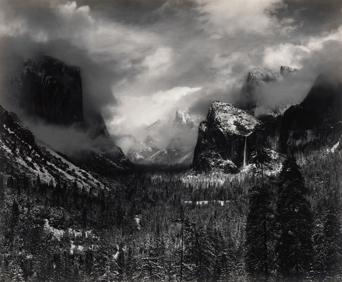 (Clearing) Winter Storm, Yosemite by Ansel Adams