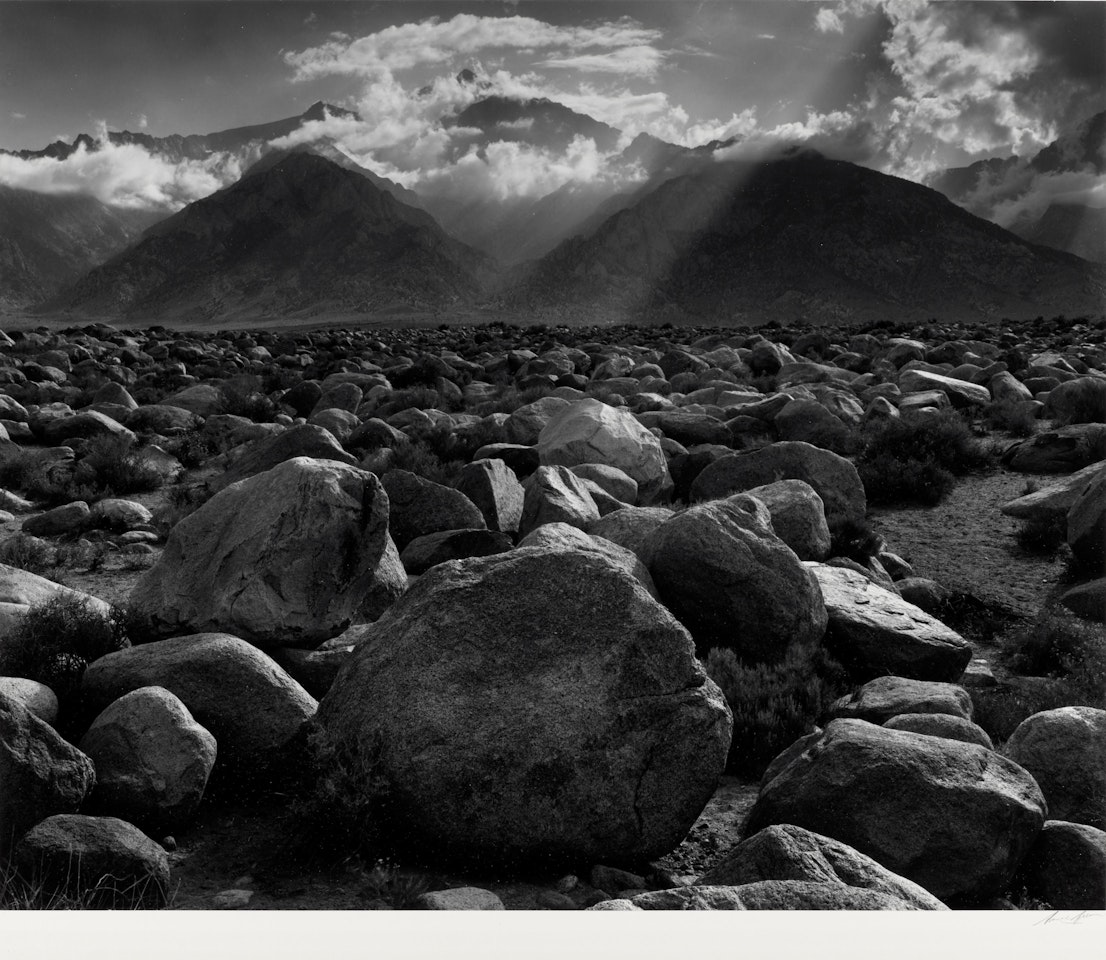 Mount Williamson from Mazanar, Sierra Nevada, California by Ansel Adams