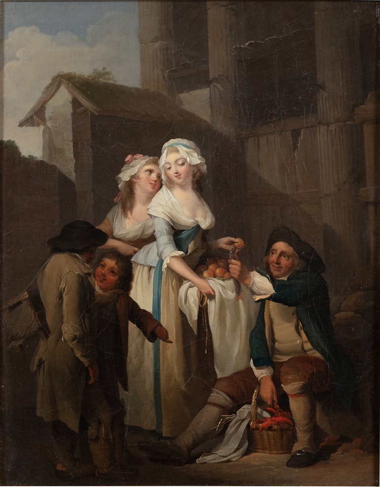 Merchant Women with a Fishmonger by Louis-Leopold Boilly