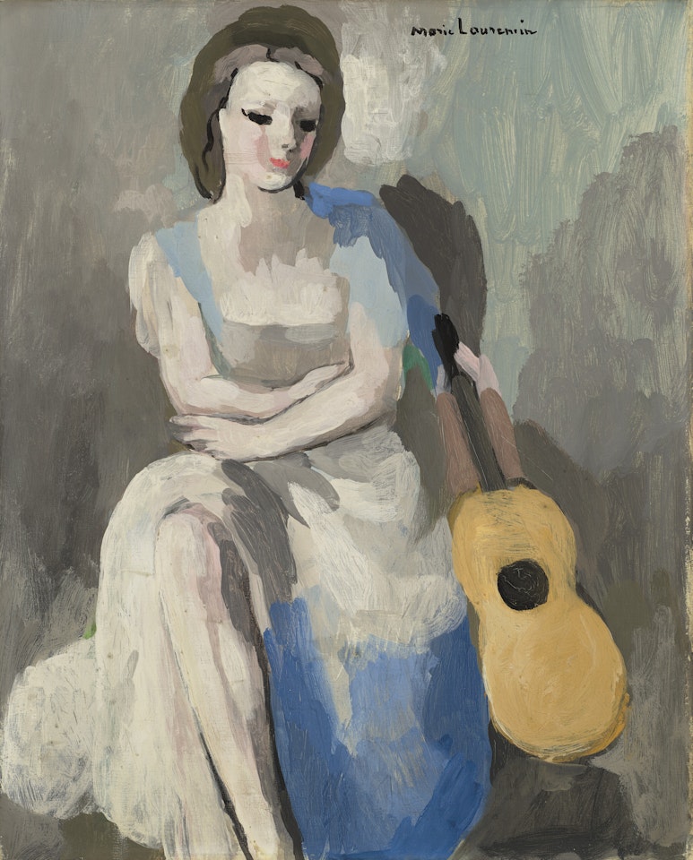Jeune Fille à la guitare by Marie Laurencin