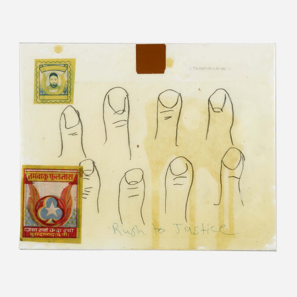 Rush to Justice by Donald Baechler