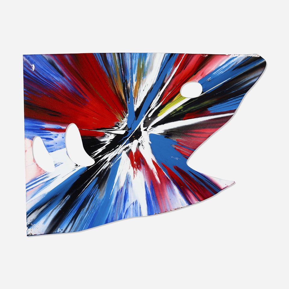 Shark Spin Painting by Damien Hirst