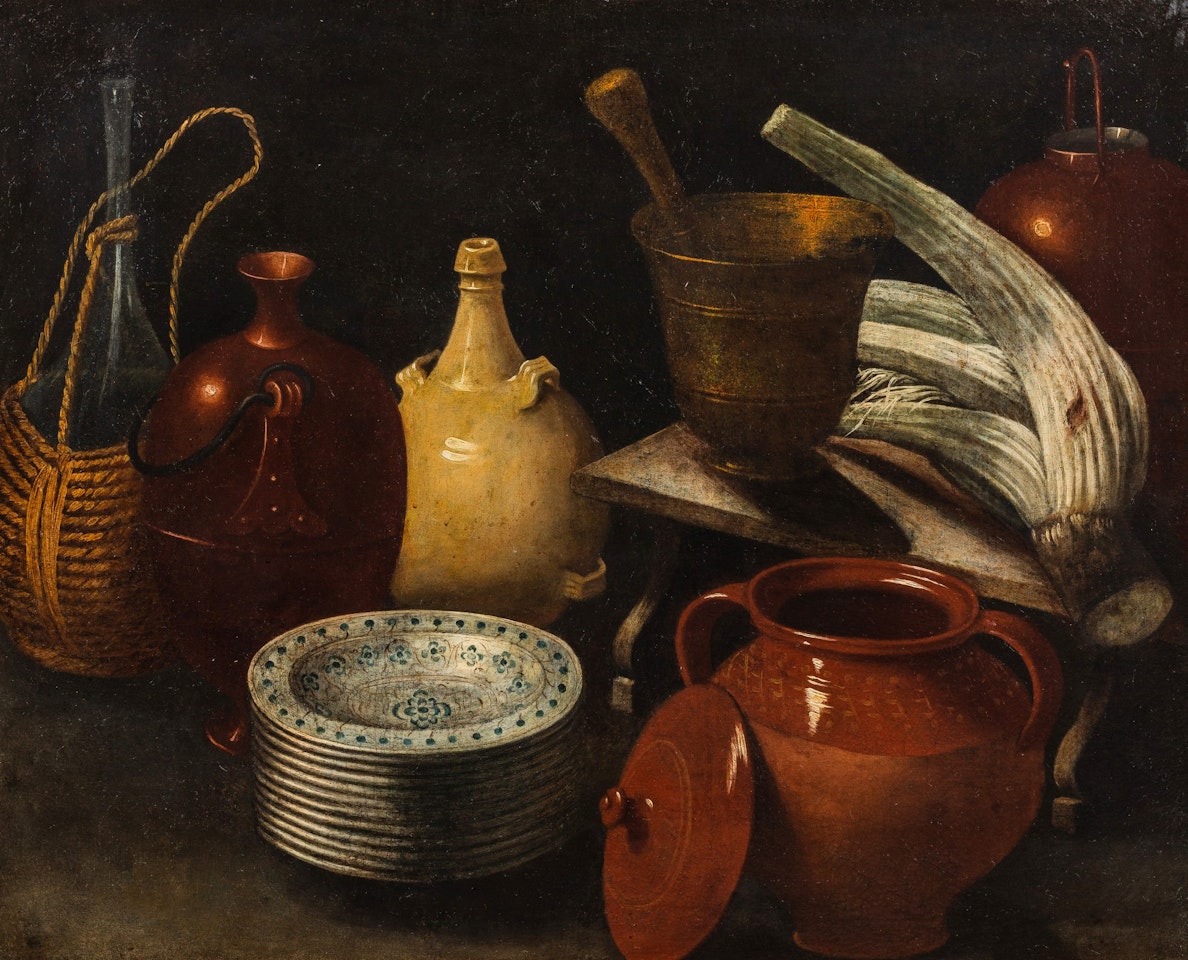 Kitchen still -ife by Spanish School