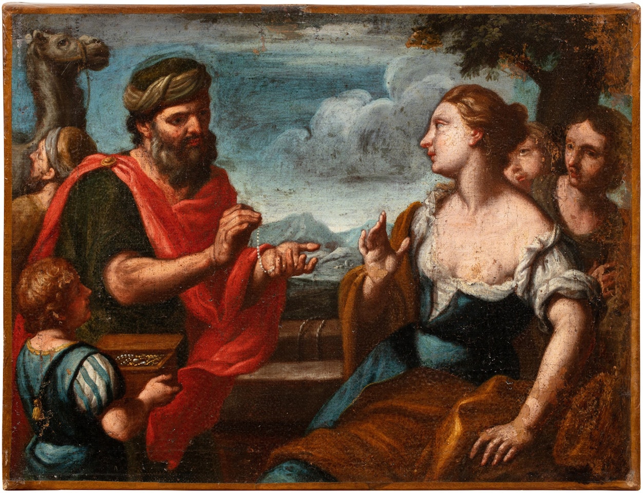 Eliezer and Rebecca by Italian School