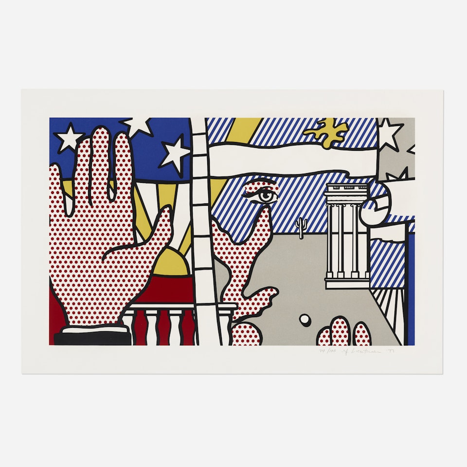 Inaugural Print (from the Inaugural Impressions portfolio) by Roy Lichtenstein