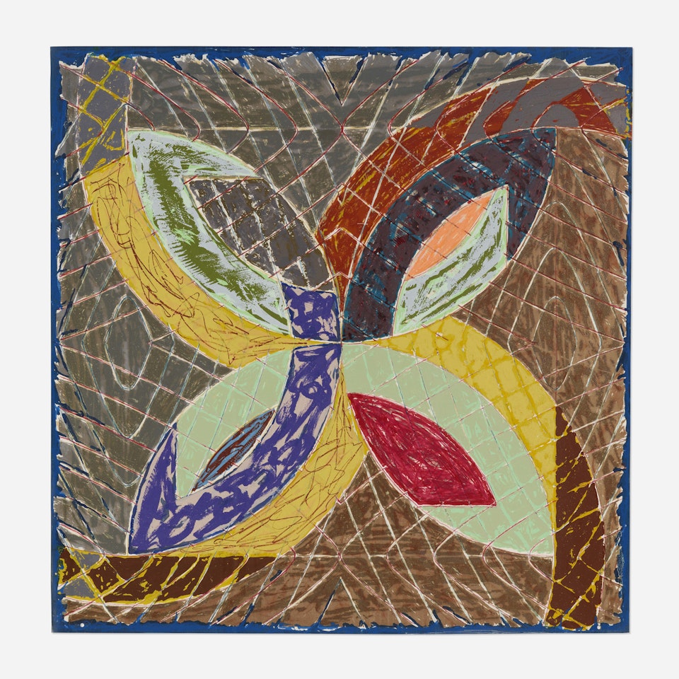 Polar Co-Ordinates Variant IIIa (from Polar Co-Ordinates for Ronnie Peterson series) by Frank Stella