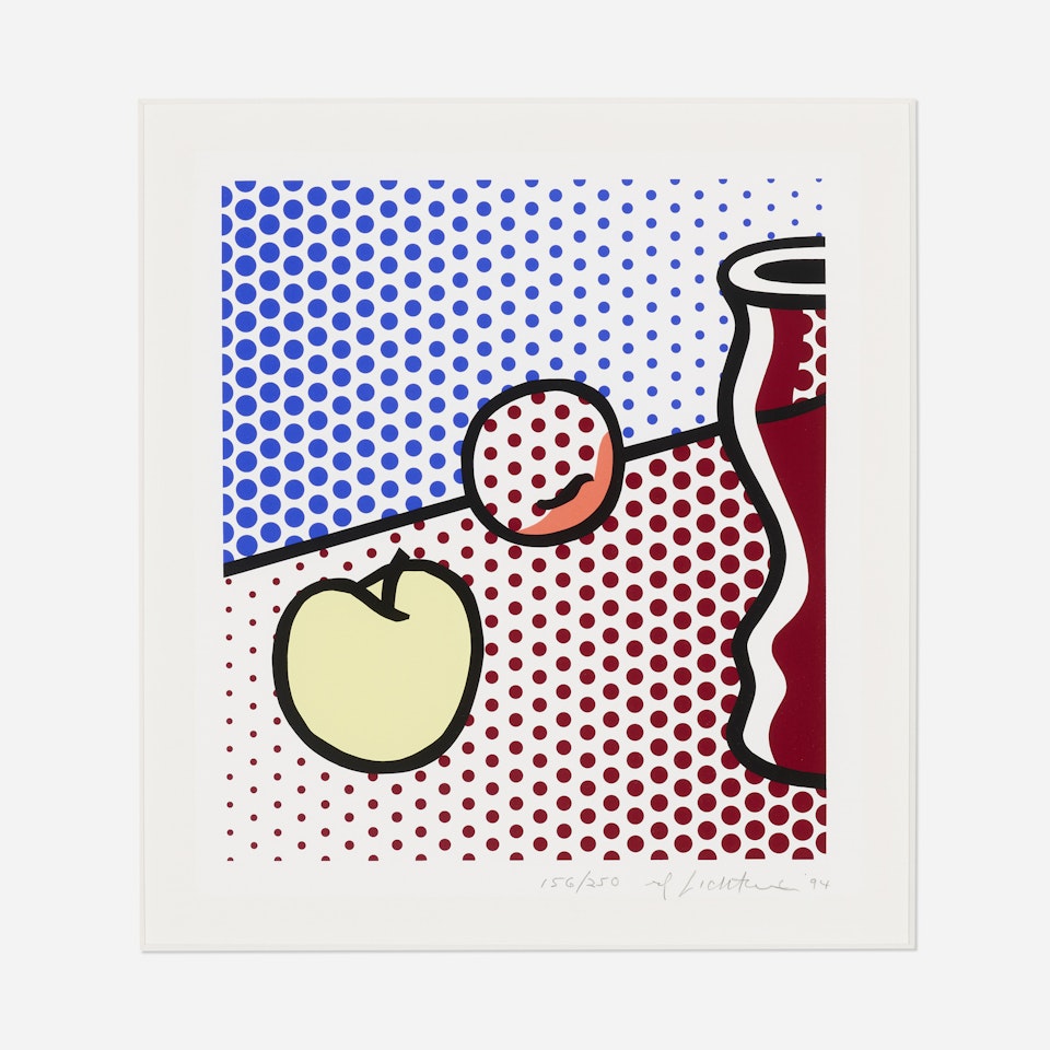 Still Life With Red Jar by Roy Lichtenstein