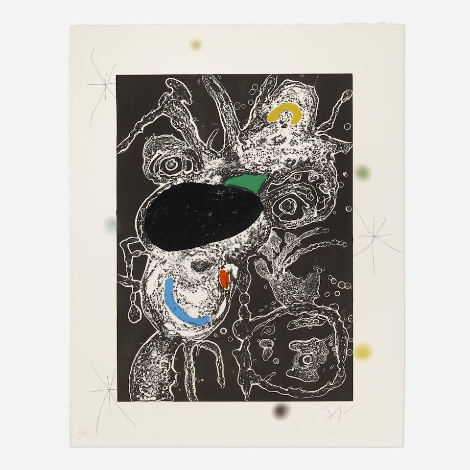 Plate III (from Espriu-Miro) by Joan Miró