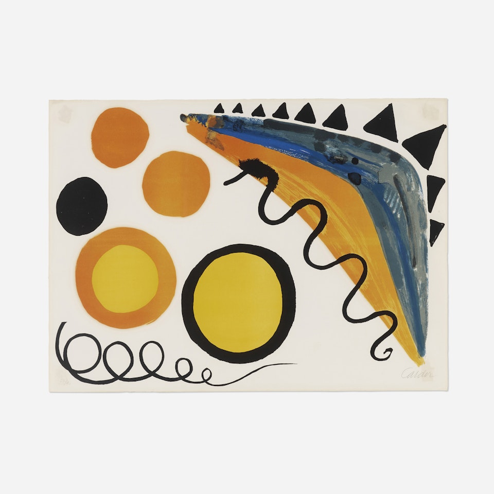 Cinq Boules et Deux Serpents by Alexander Calder