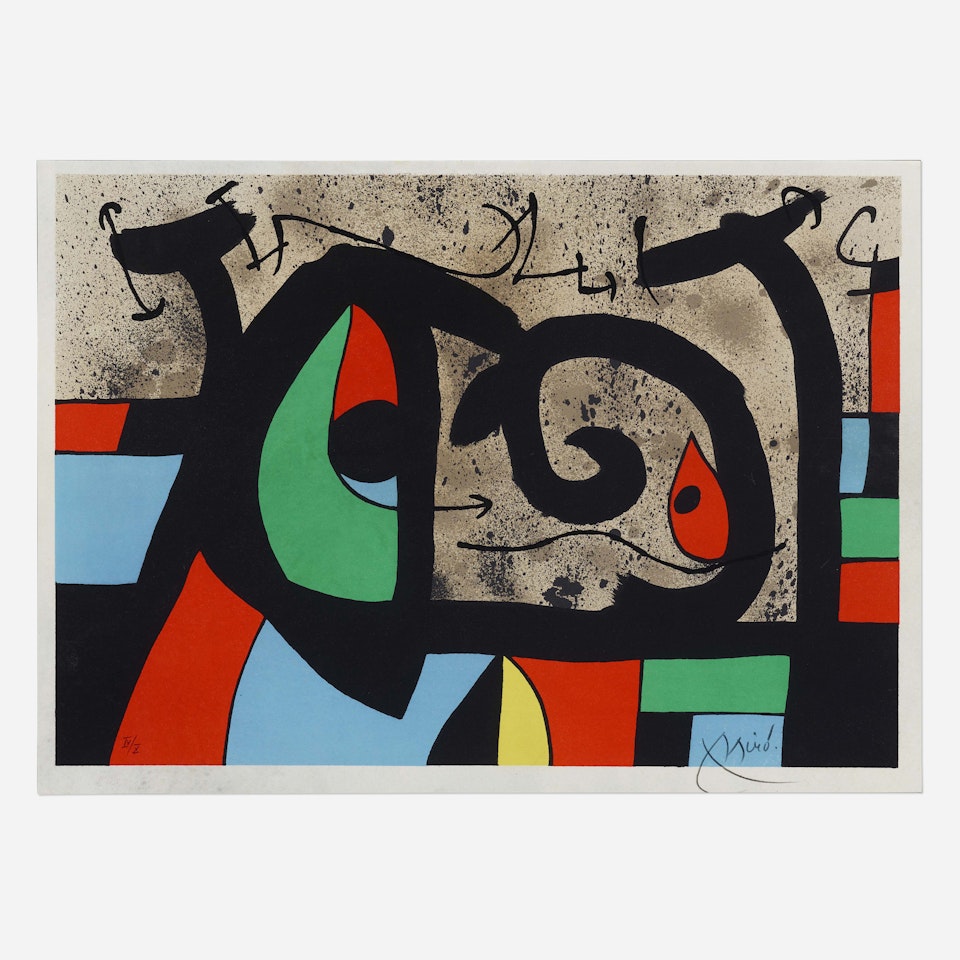 Untitled (from Le lezard aux plumes d'or series) by Joan Miró
