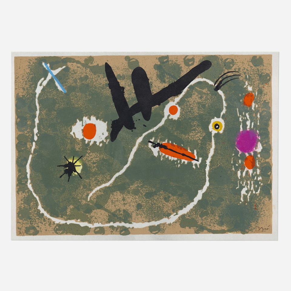 Untitled (from Le lézard aux plumes d'or series) by Joan Miró