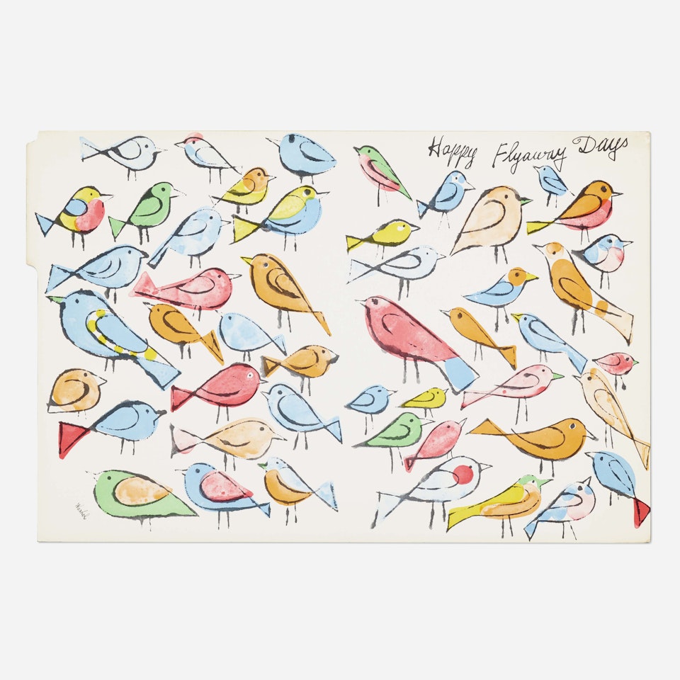 Happy Flyaway Day by Andy Warhol