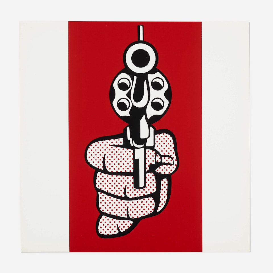 Pistol for Banner by Roy Lichtenstein