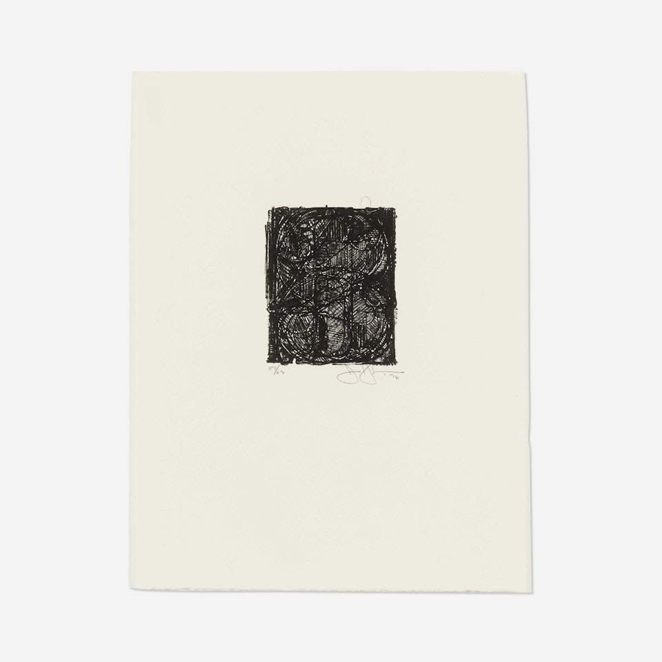 0 Through 9 (for the Skowhegan School of Painting and Sculpture) by Jasper Johns