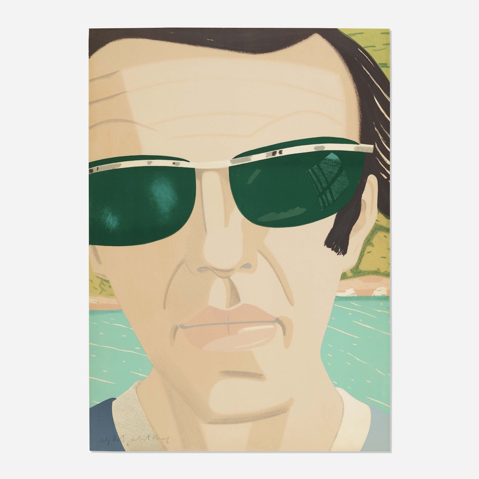 Self Portrait with Sunglasses by Alex Katz