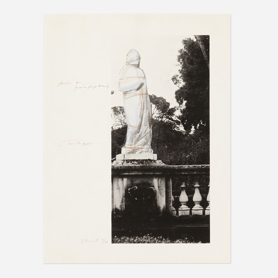 Wrapped Venus, Project for Villa Borghese-Rome by Christo