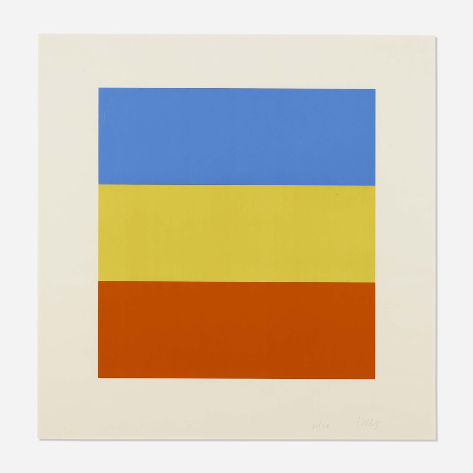Blue, Yellow, Red by Ellsworth Kelly