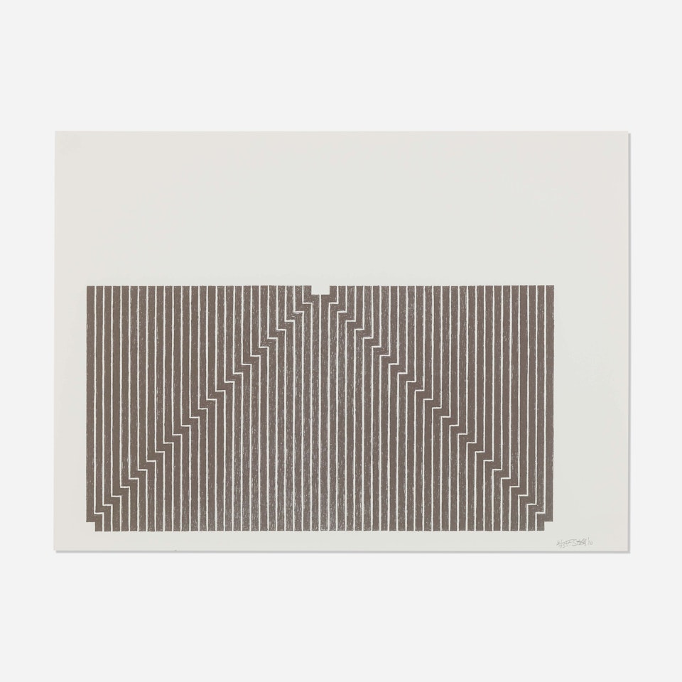 Union Pacific (from the Aluminum series) by Frank Stella