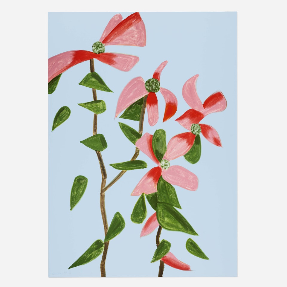 Red Dogwood 2 (from the Flowers portfolio) by Alex Katz