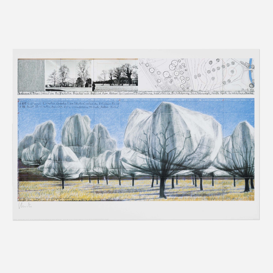 Wrapped Trees by Christo