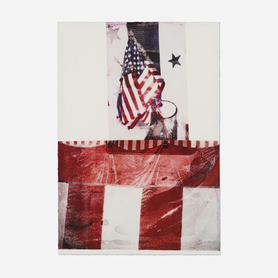 Untitled (for Kennedy) by Robert Rauschenberg