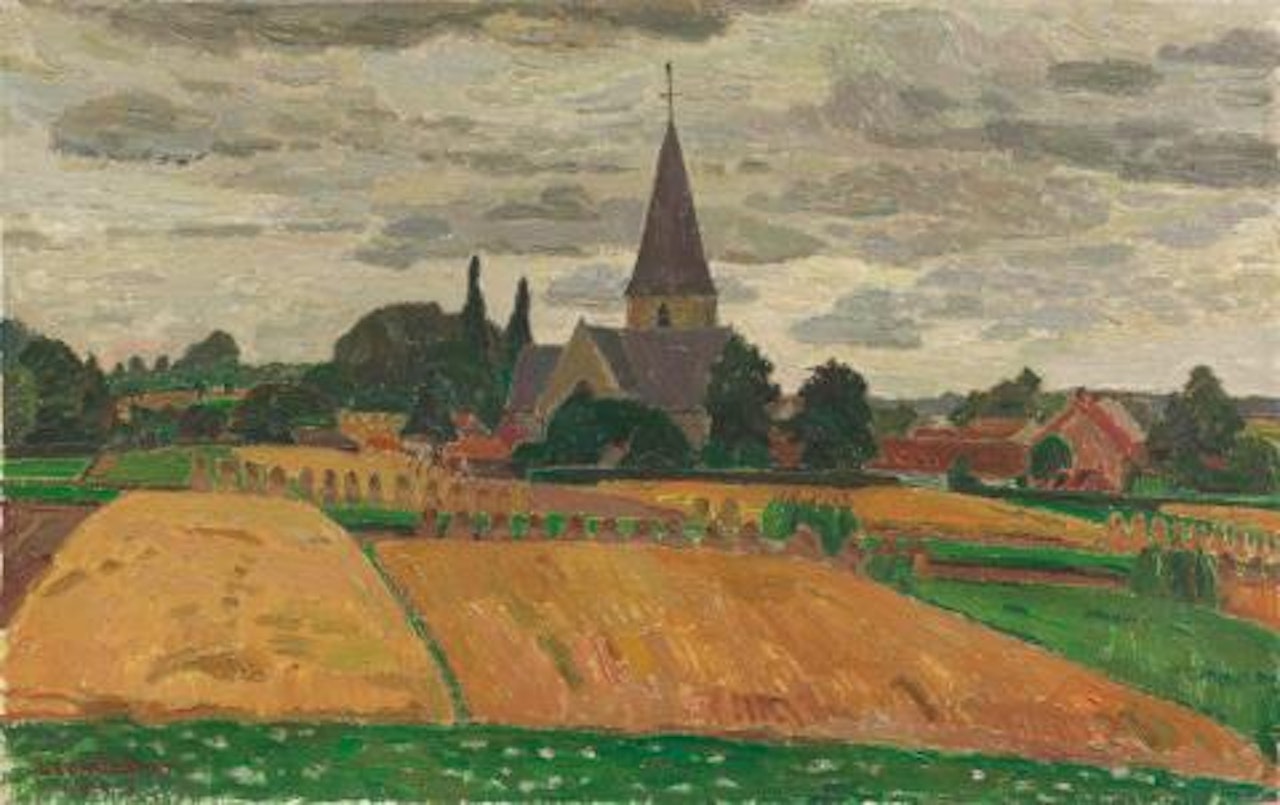 Village Flamand by Leon de Smet