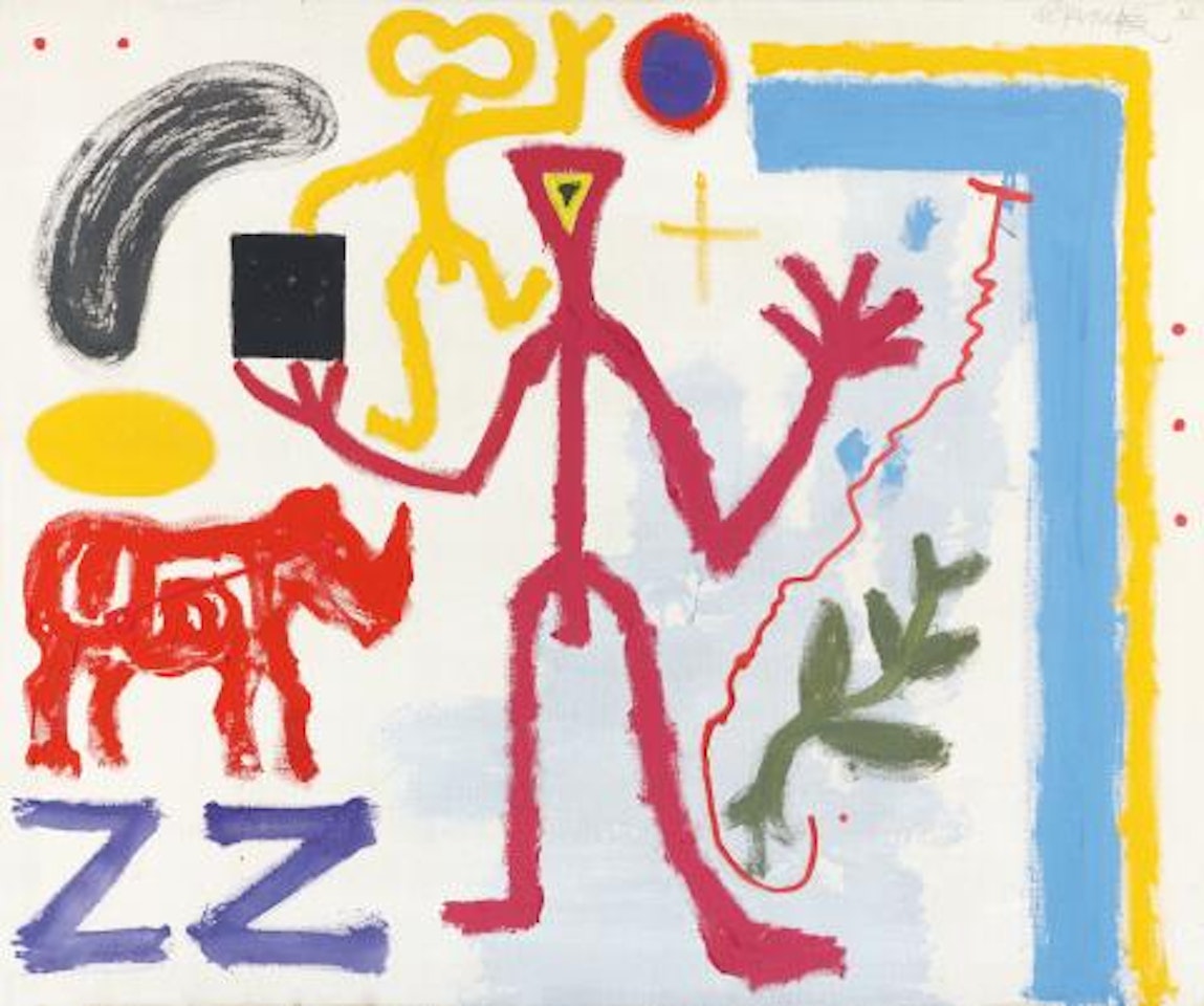 Me in London 1 by A.R. Penck