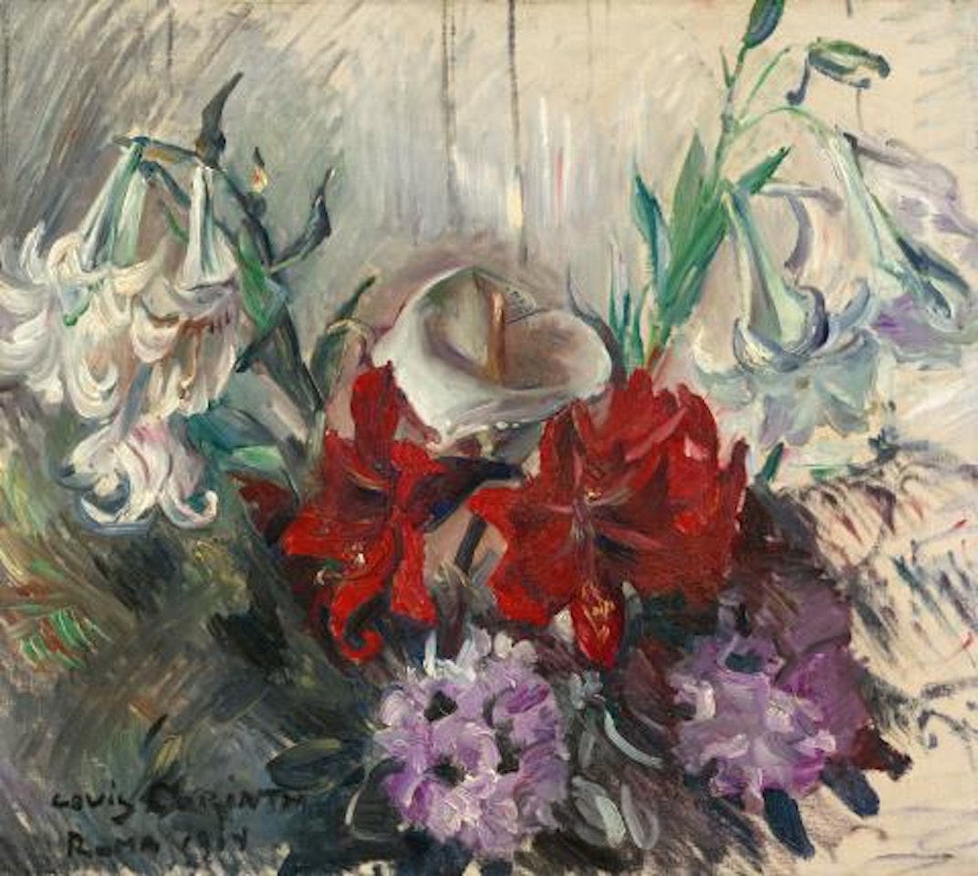 Roman flowers by Lovis Corinth