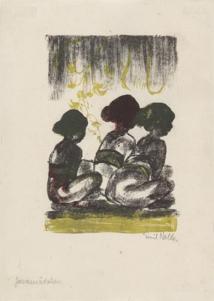 Java girl by Emil Nolde
