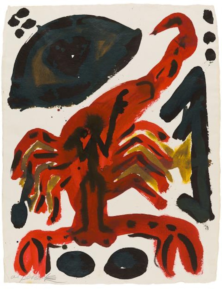 Untitled (Skorpion) by A.R. Penck