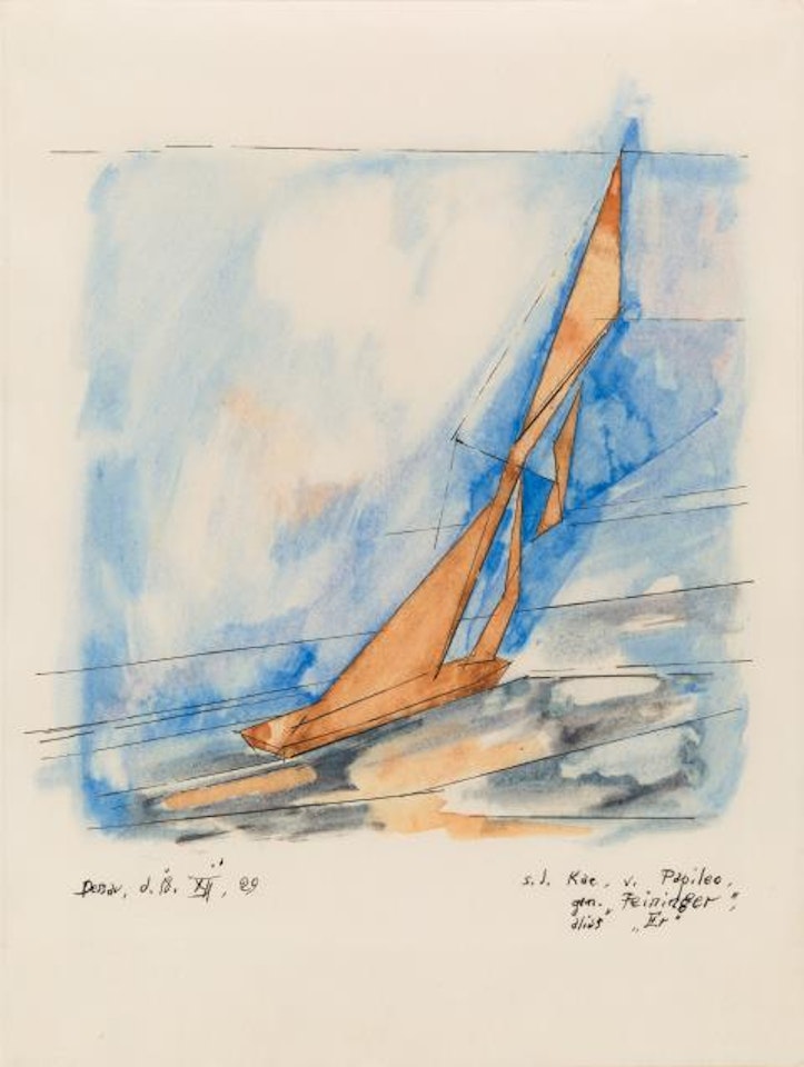 Sailing Boat by Lyonel Feininger