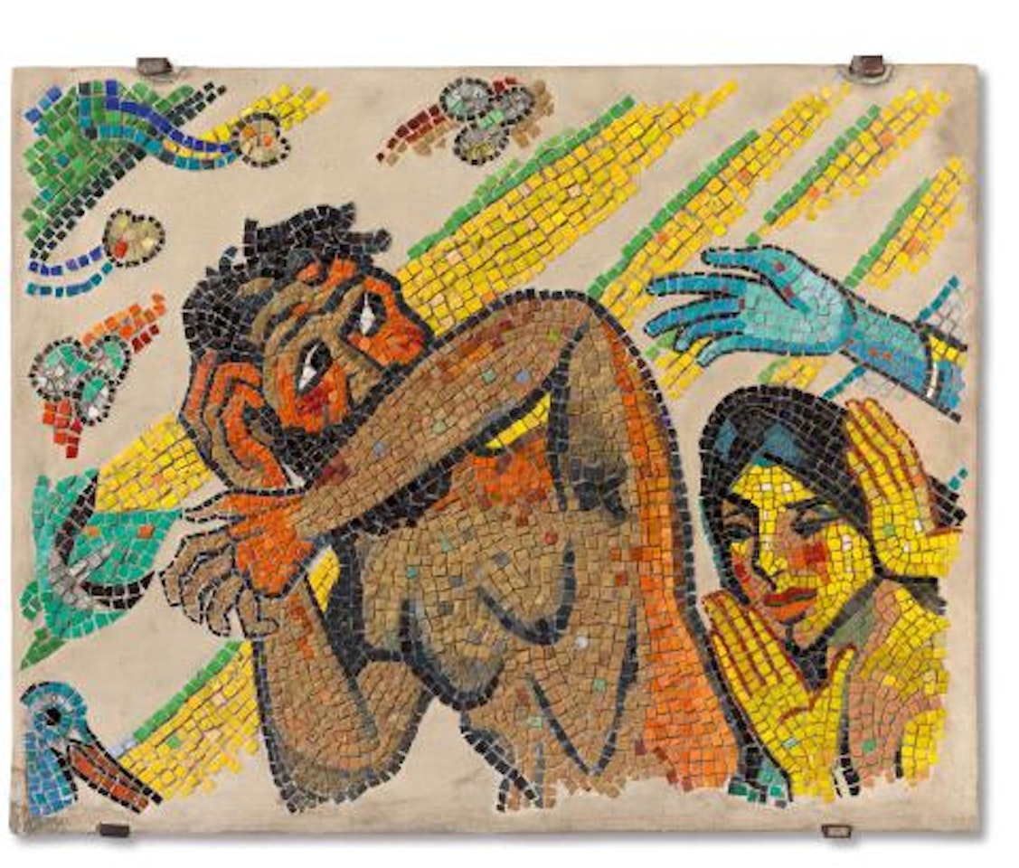 expulsion from paradise by Max Pechstein