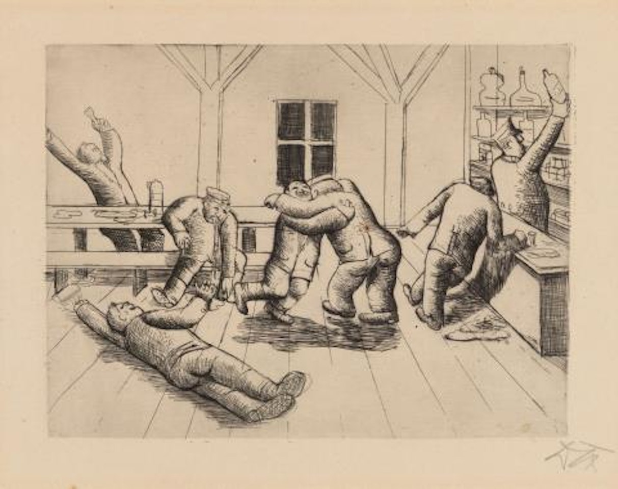  Canteen at Haplincourt by Otto Dix