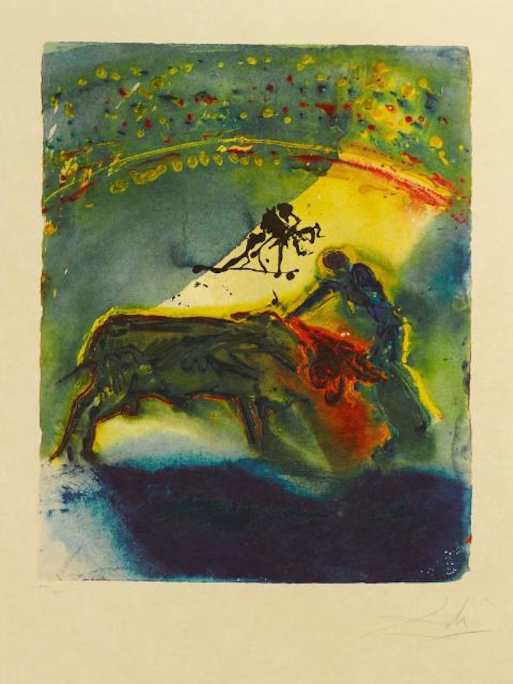  Bullfighting by Salvador Dali