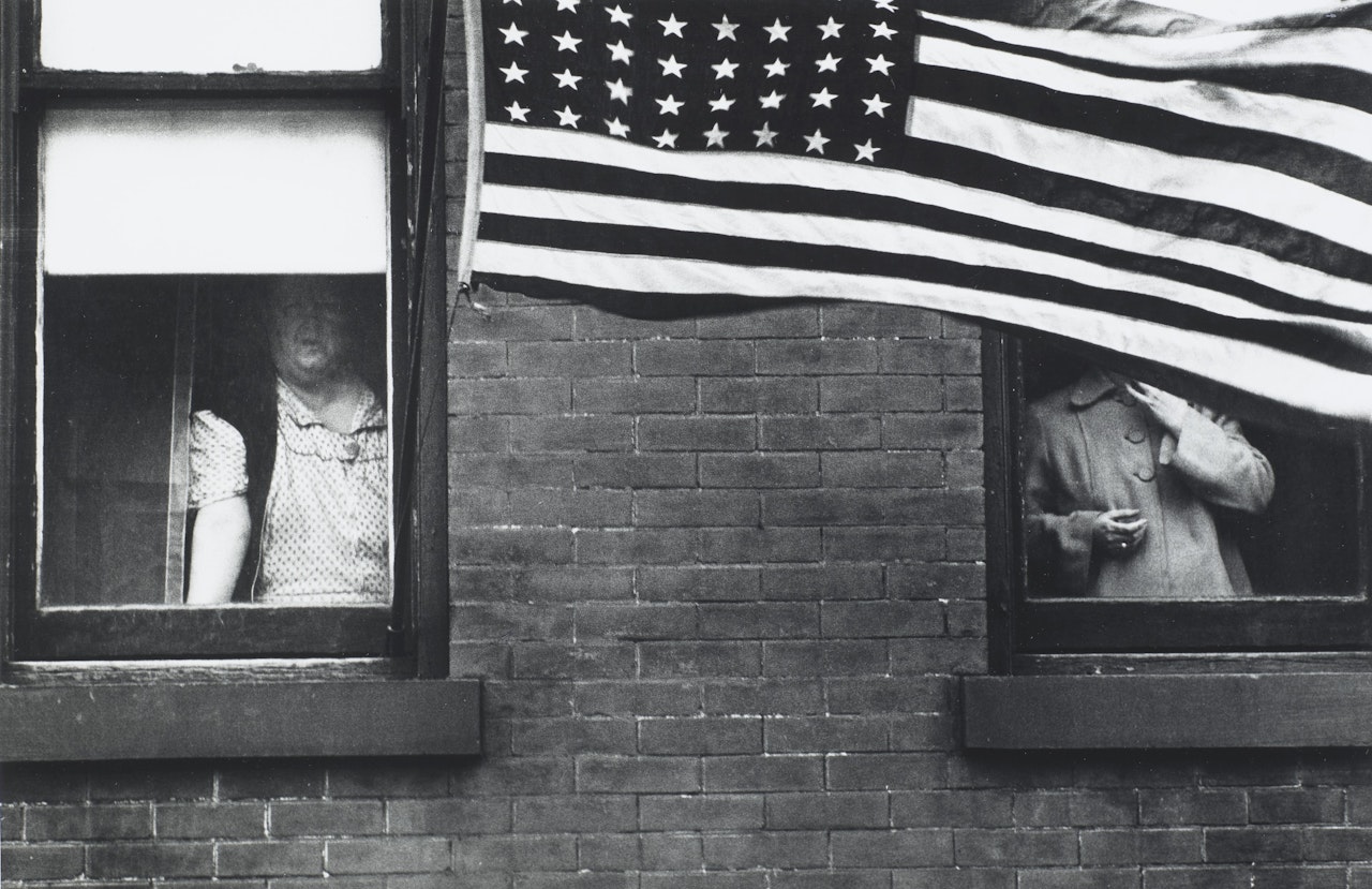 Parade – Hoboken, New Jersey by Robert Frank